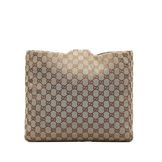 Gucci Clutch Brown GG Canvas