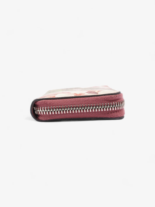 Gucci Blooms Zip Around Card Case Wallet GG Supreme Canvas