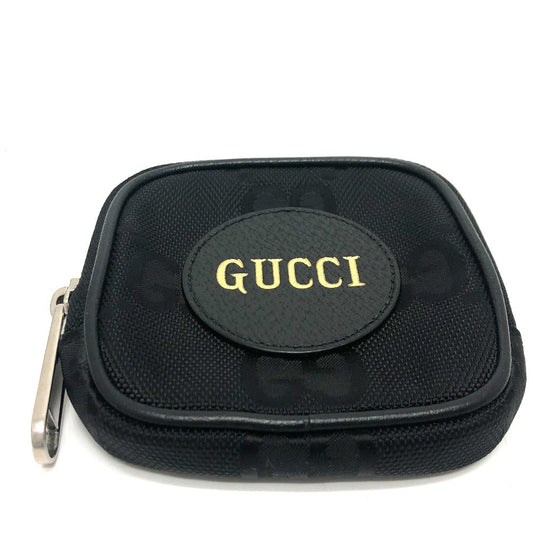 GUCCI Coin case 645060 GG canvas black GG Off the grid mens Used