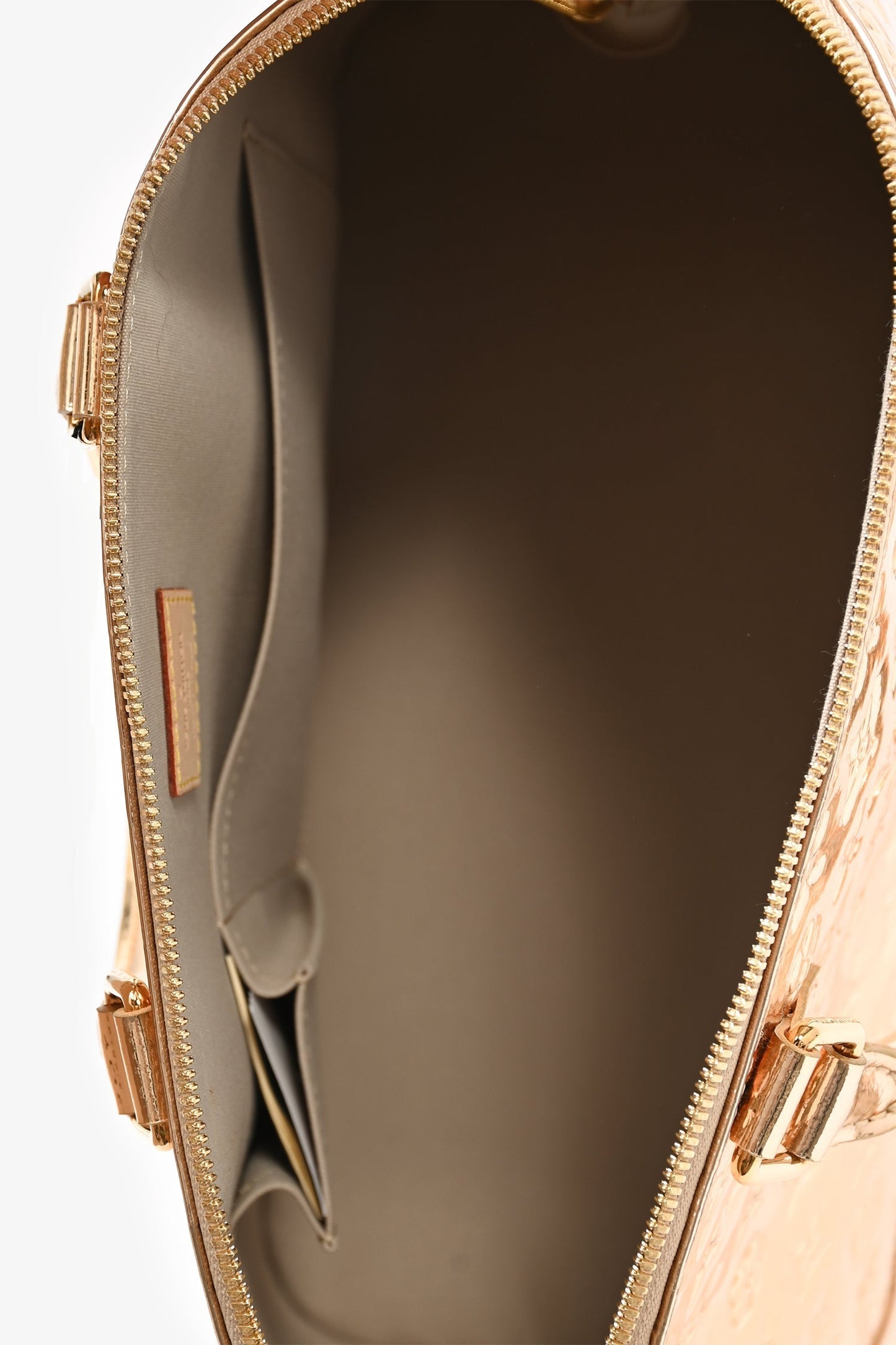 Louis Vuitton 2008 Gold Monogram Mirroire Alma GM Top Handle