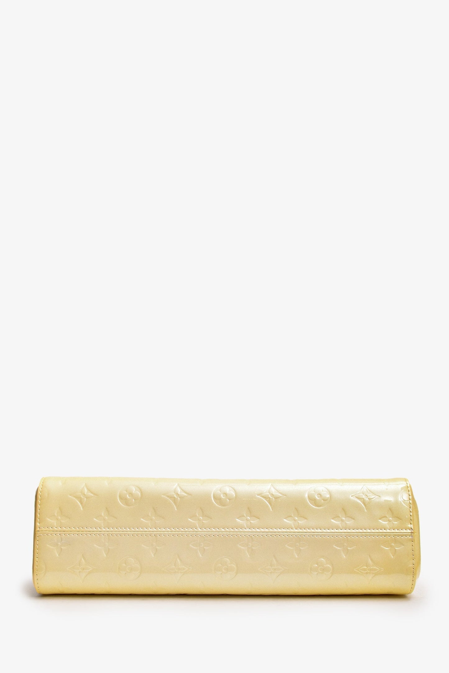 Louis Vuitton 2006 Yellow Vernis Roxbury Top Handle with Strap