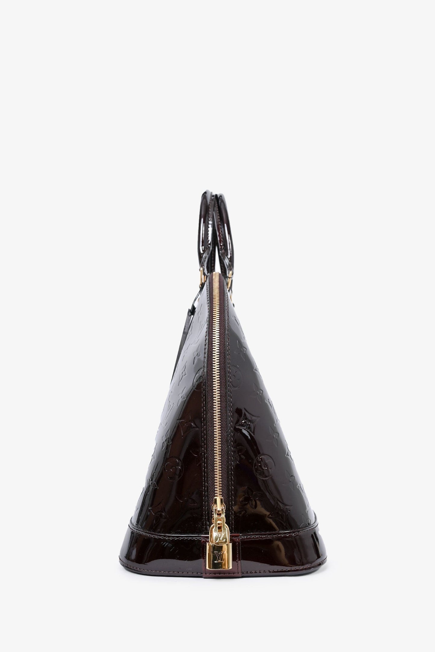 Louis Vuitton 2009 Amarante Vernis Alma GM Top Handle