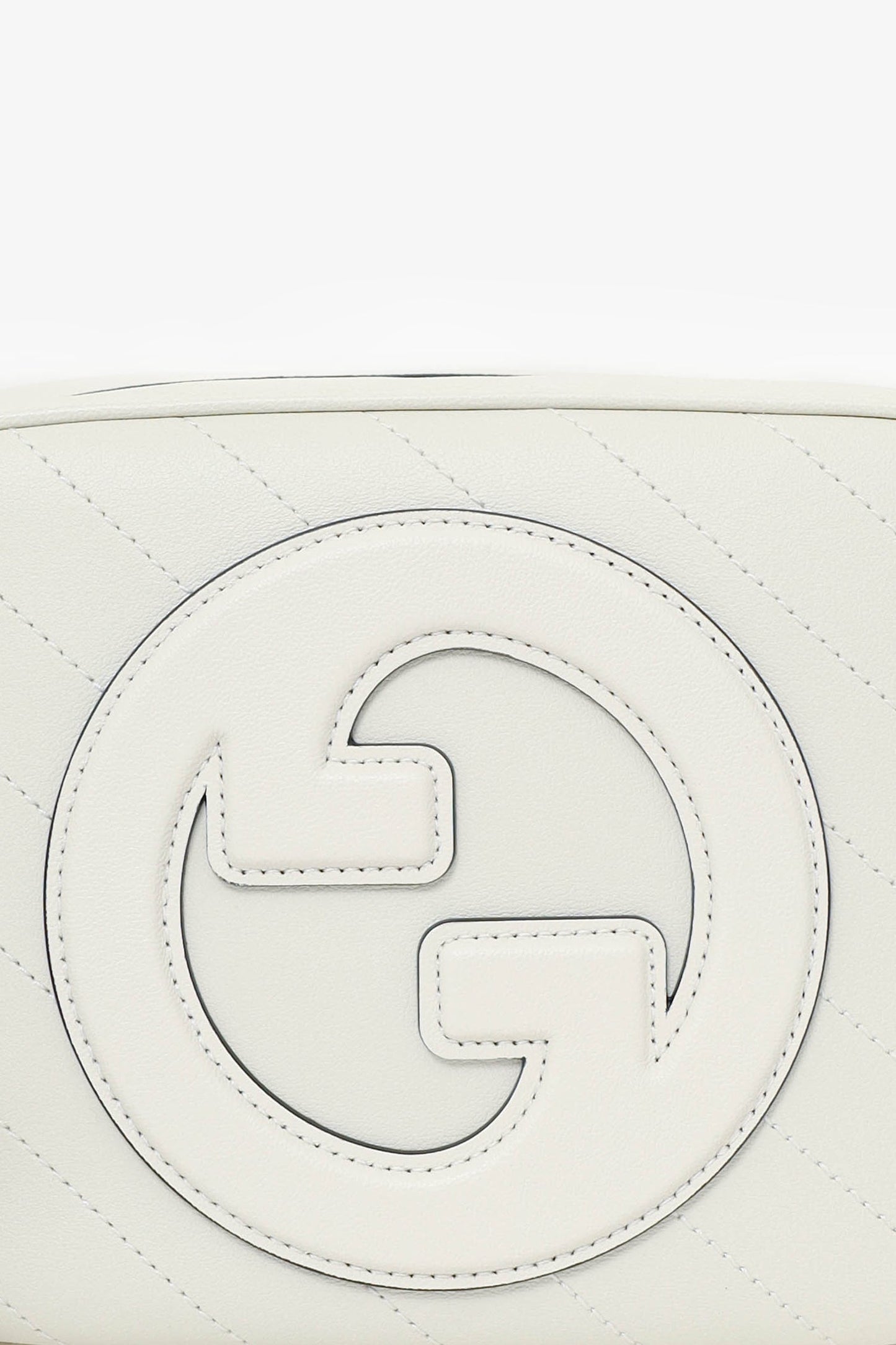 Gucci Beige Leather Mini 'Blondie' Crossbody Camera Bag