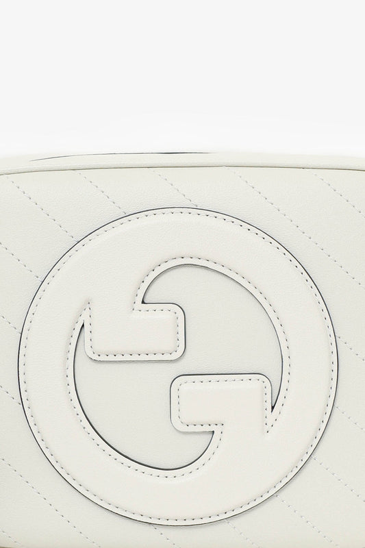 Gucci Beige Leather Mini 'Blondie' Crossbody Camera Bag