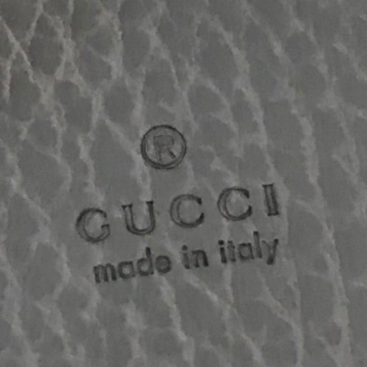 GUCCI Key case Key holder  456118  leather gray Petit Marmont Women Secondhand
