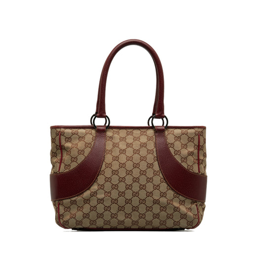 Brown Gucci GG Canvas Tote Bag
