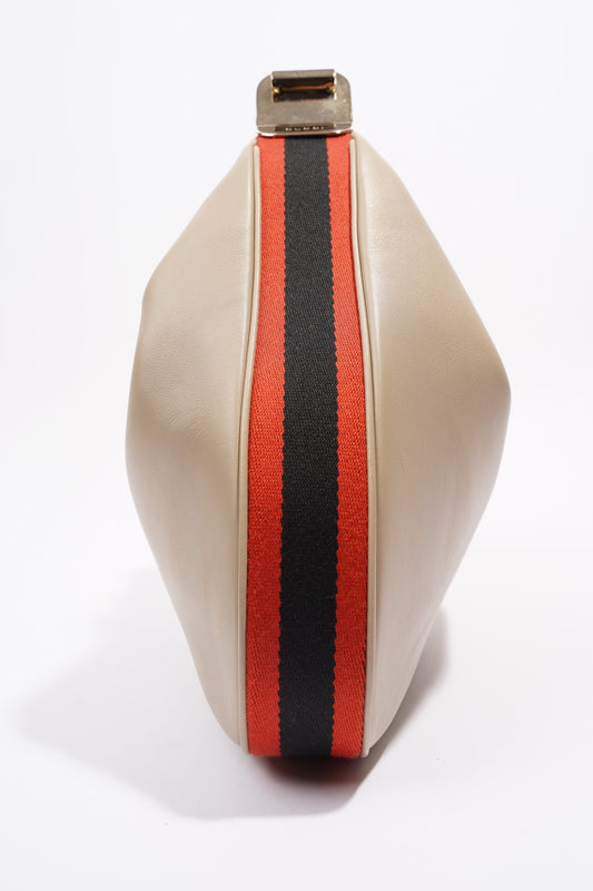 Gucci Attache Bag Cream / Red / Blue Leather Large