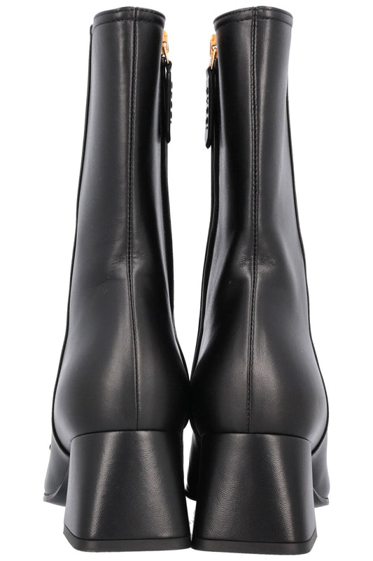 GUCCI Horsebit Ankle Boots Black