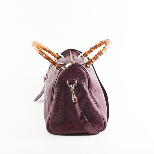 Gucci Bamboo Burgundy Medium
