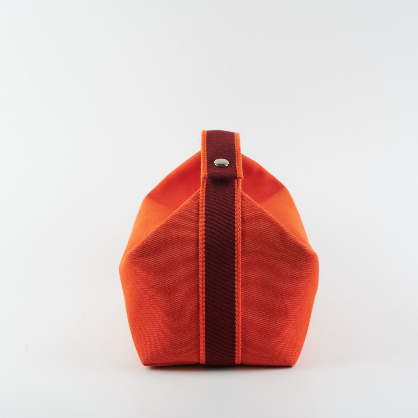 Hermes Bride a Brac Orange Burgundy Canvas