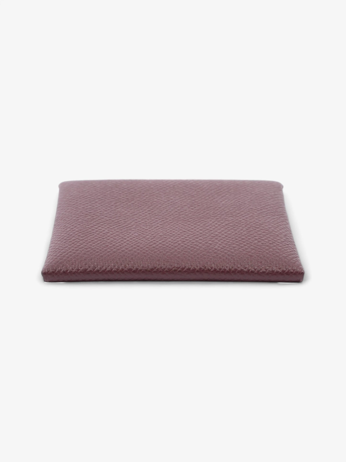 Hermes Bastia Change Purse Burgundy Calfskin Leather