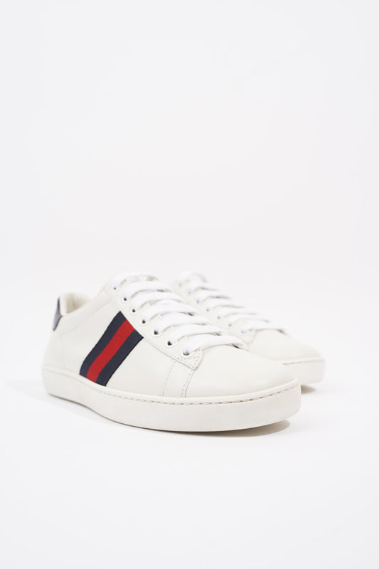 Gucci Ace White / Navy / Red Leather EU 36 UK 3