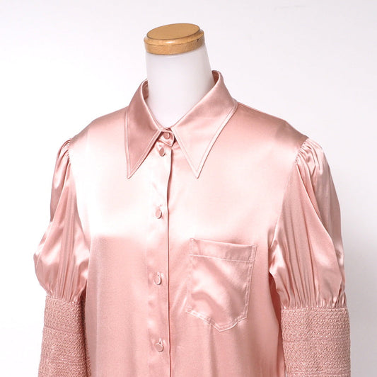 GUCCI blouse 642390 silk pink 42