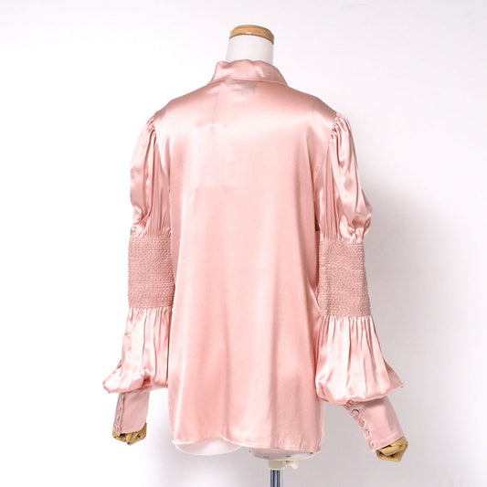 GUCCI blouse 642390 silk pink 42