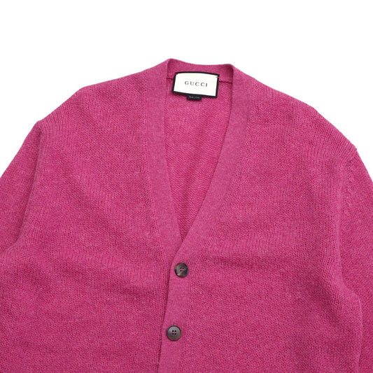 GUCCI cardigan 439224 wool pink M
