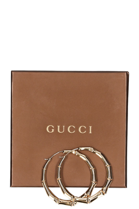 GUCCI Bamboo Earrings 18K Gold