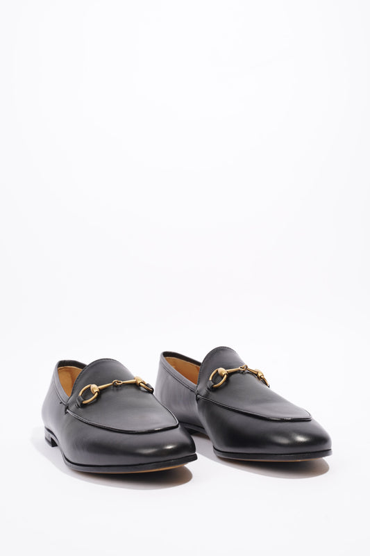 Gucci Jordaan Loafer Black Leather EU 38 UK 5