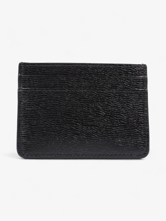 Gucci Card Case With Gucci Script Black Leather