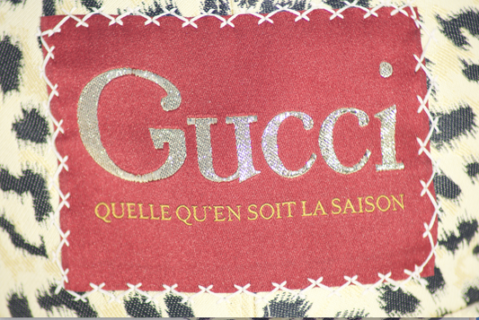 Gucci Leopard Print Baseball Cap