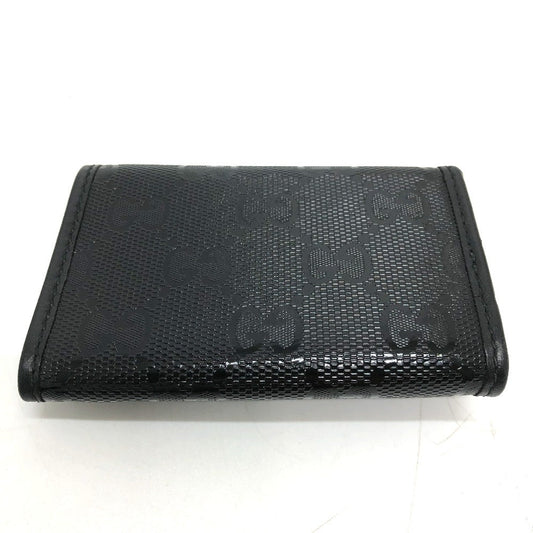 GUCCI Key case Key holder  212111 GG implementation black GG implementation six hooks
