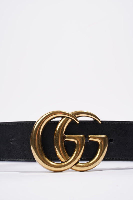 Gucci GG Marmont Belt Black Leather 65cm 26"