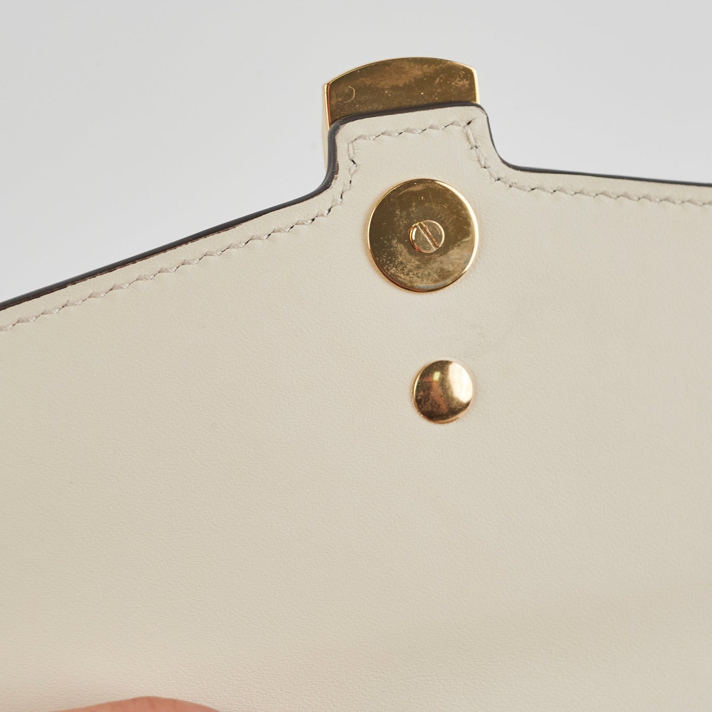Gucci Super Mini Sylvie White Chain Crossbody
