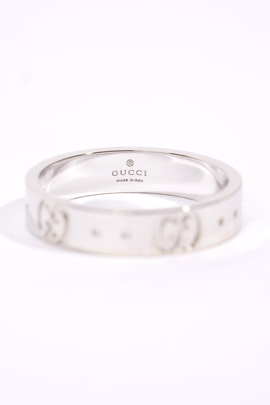 Gucci Icon Ring White Gold White Gold 10