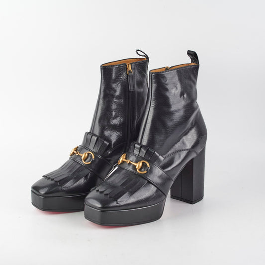 Gucci Horsebit Boots Black Size 41