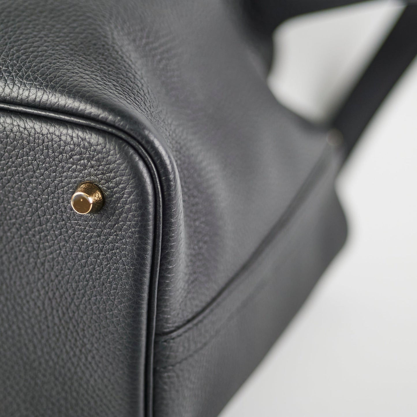Hermes Picotin 22 Clemence Black