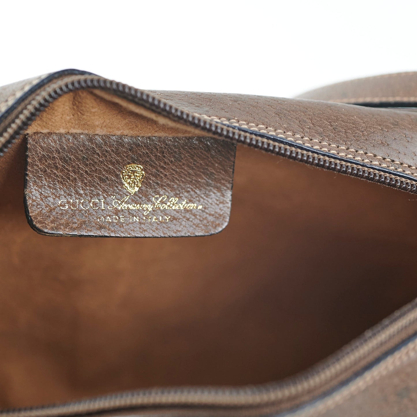 Gucci Monogram Messenger Crossbody Bag