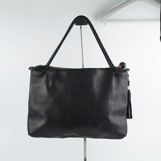 Gucci Black Leather Tote