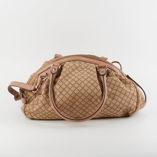 Gucci Brown/Pink Tote Bag