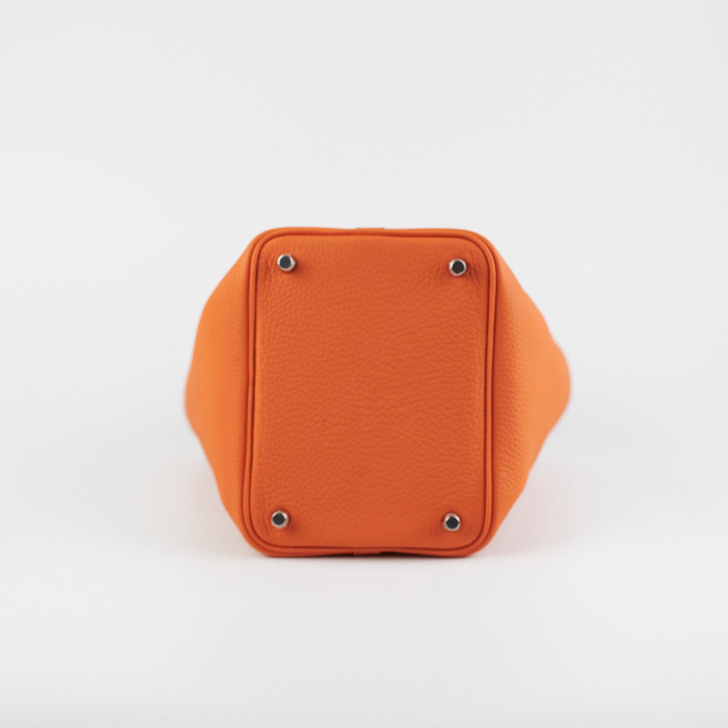 Hermes Picotin 18 Orange Clemence Bag