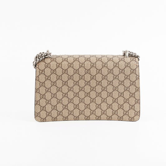 Gucci Dionysus Small Monogram Python with Embellished Elephant Patches