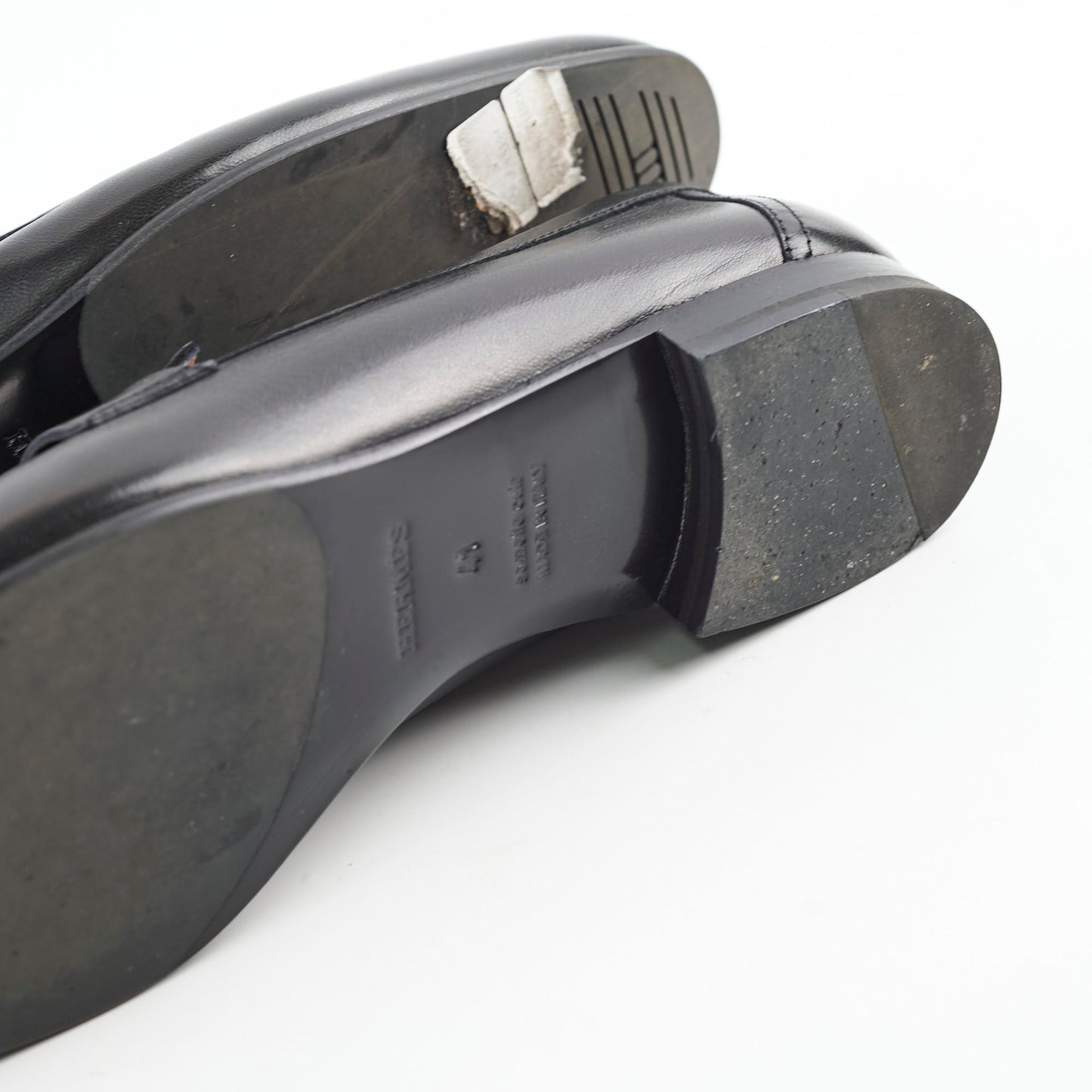 Hermes Paris Loafers Black Size 41