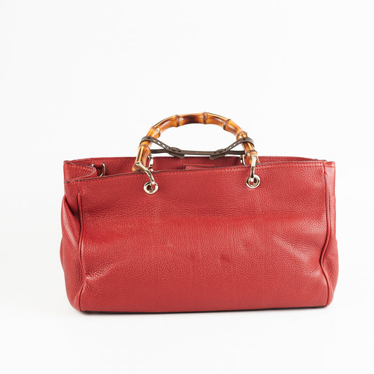 Gucci Bamboo Dark Red Medium Bag
