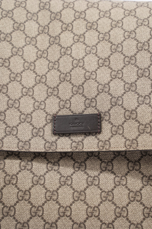 Gucci Baby Changing Bag GG Supreme Coated Canvas