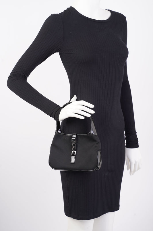 Gucci Jackie Black Nylon Mini