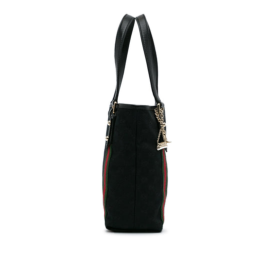Black Gucci GG Canvas Jolicoeur Tote Bag