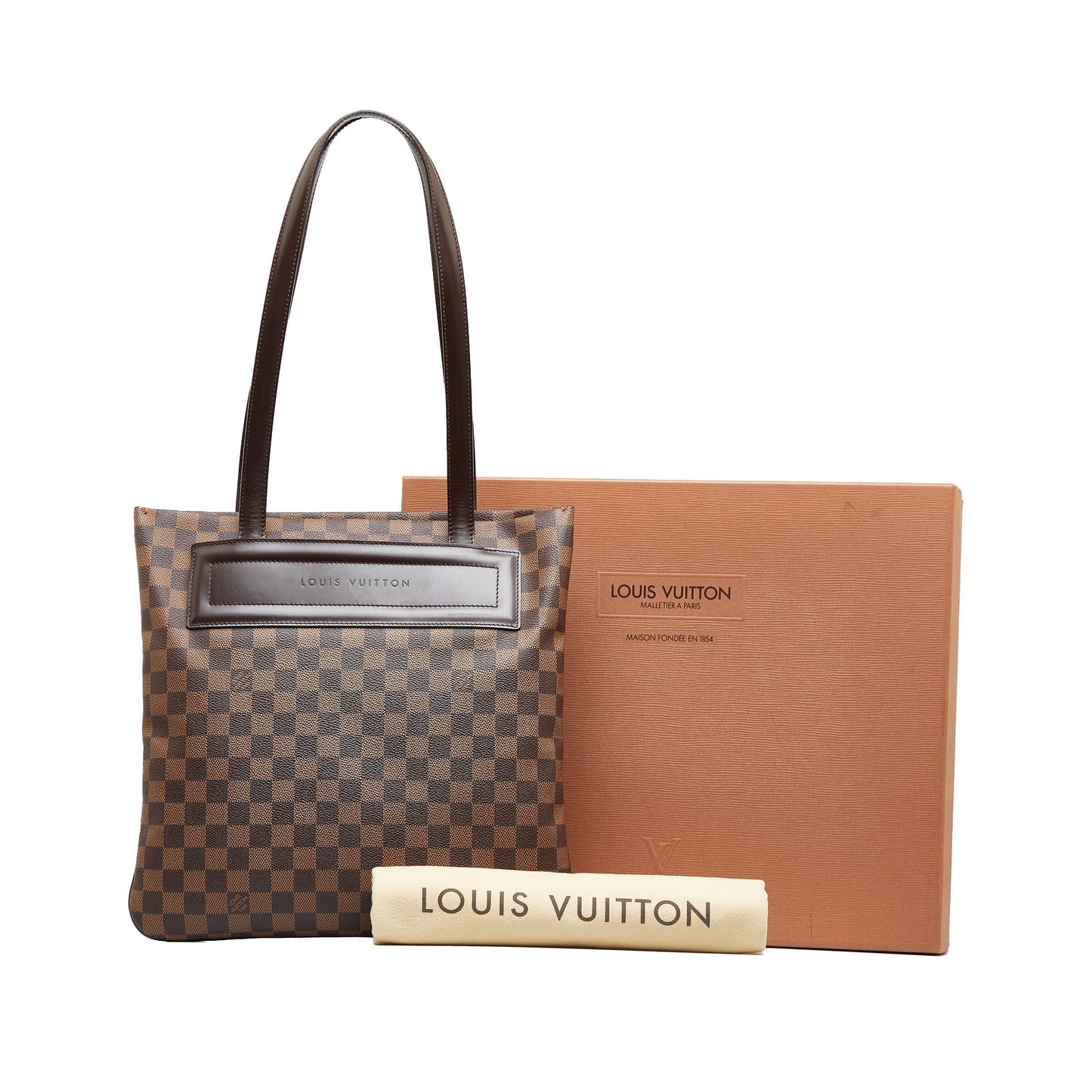 LOUIS VUITTON Damier Ebene Clifton Tote Bag