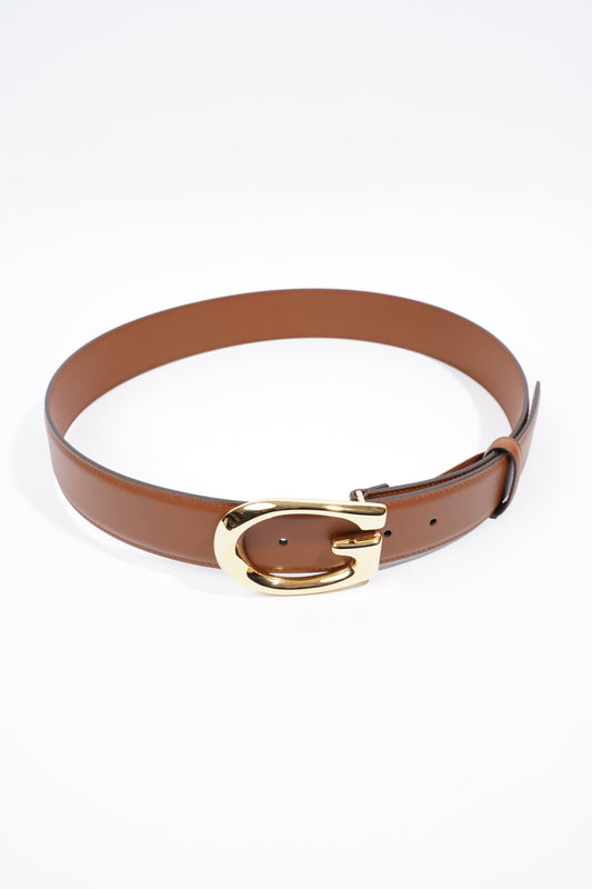 Gucci G - Buckle Brown Leather 90cm 36"