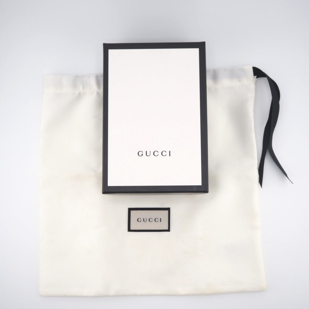 GUCCI Key case Key holder  435305 leather Brown six hooks GG Marmont unisex(Unisex) Used