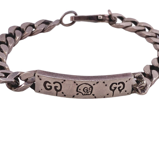 GUCCI bracelet Silver925 Silver 925 18.2g ghost unisex(Unisex) Used