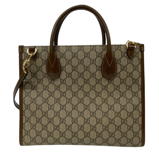 GUCCI Handbag 659983 PVC, Leather beige GG Supreme