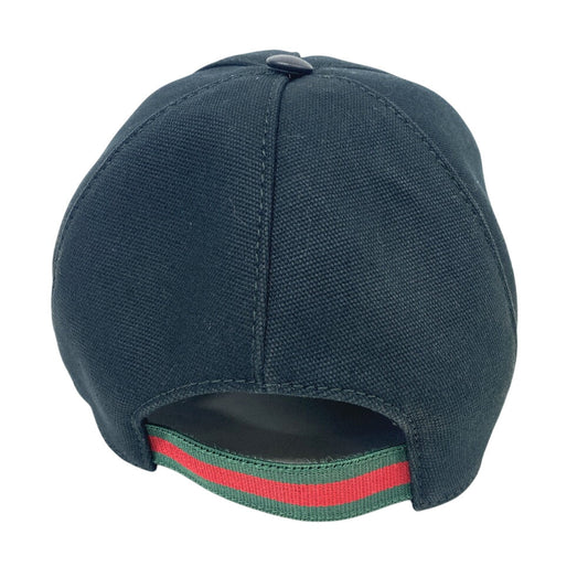 GUCCI cap cotton black Interlocking G XL