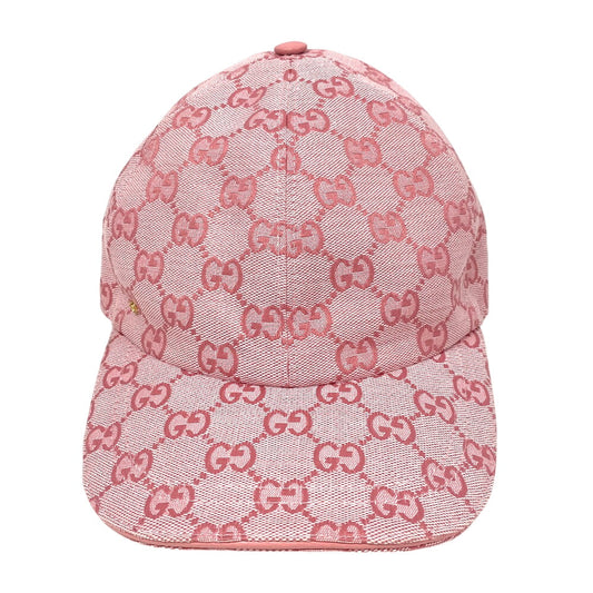 GUCCI cap 748475 Cotton, Polyester pink GG canvas L