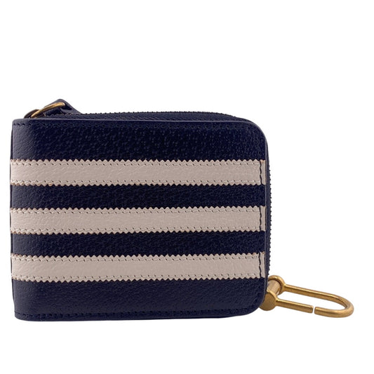 GUCCI Coin case 721903 leather black Adidas Collaboration Card Case Trefoil Leather Shoulder Pouch Women(Unisex) Used