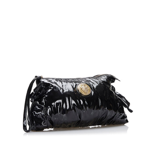 Gucci Large Patent Hysteria Clutch Clutch Bag