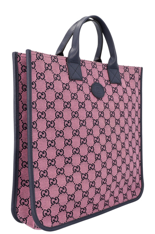 GUCCI  Supreme Tote Small Pink Blue