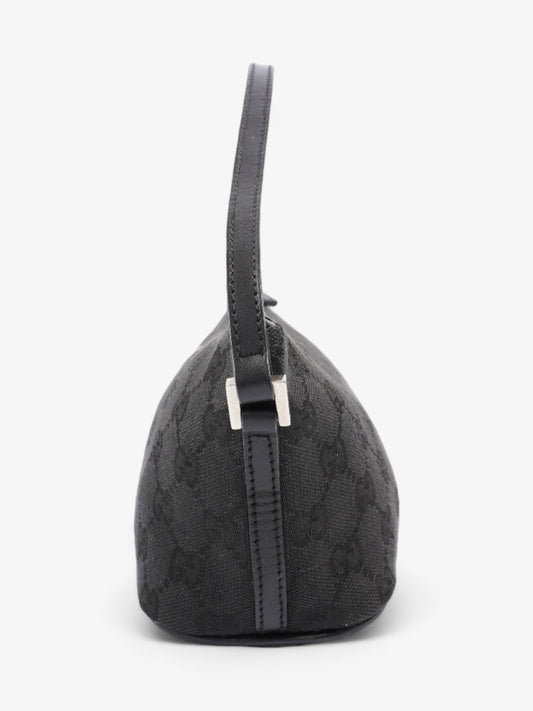 Gucci Boat Baguette Black Canvas